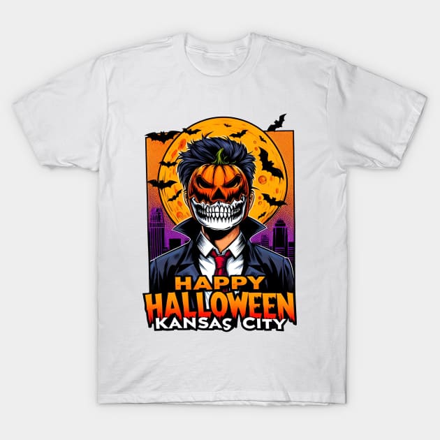 Kansas City Halloween T-Shirt by Americansports